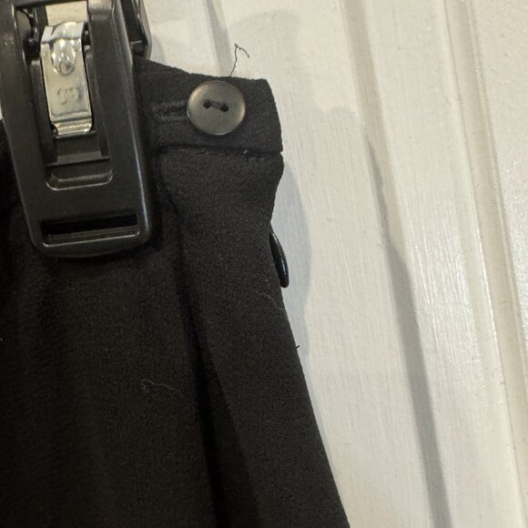 Vintage JS Collections Black Chiffon Overlay Pencil Skirt Long 6 Eveningwear EUC - Picture 4 of 5